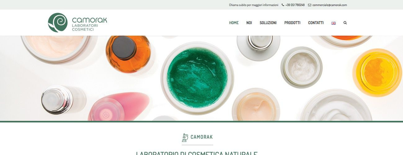 Stefano Castelli - Progetto - Camorak laboratori cosmetici