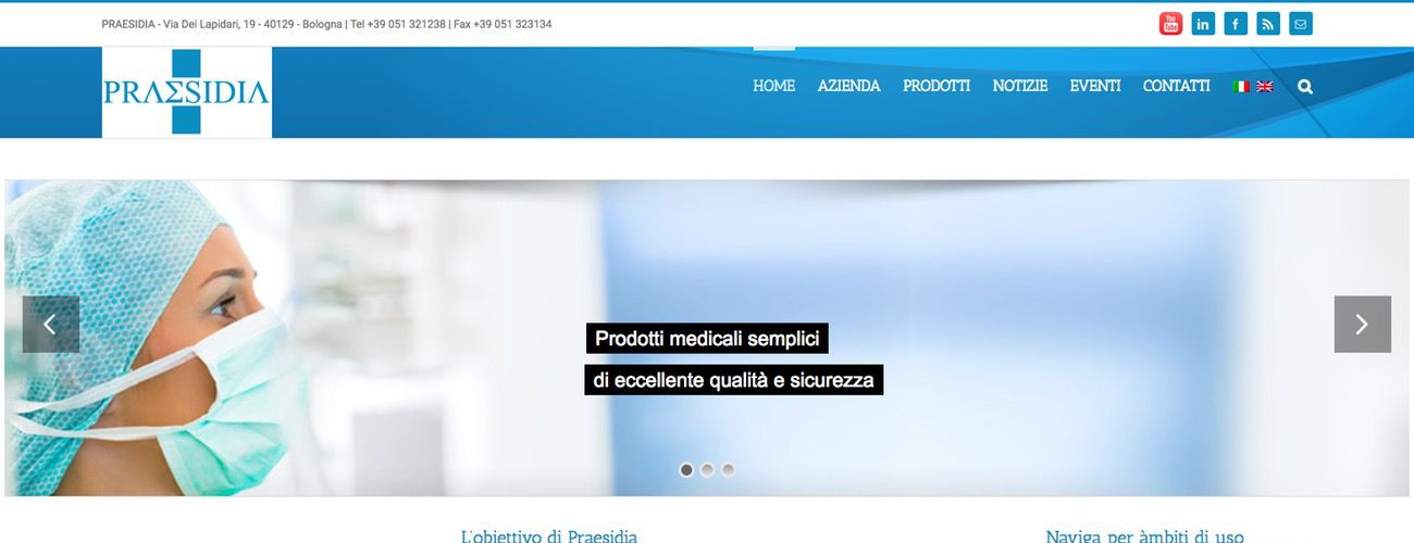 Stefano Castelli - Progetto - Praesidia - Presidi medico-chirurgici