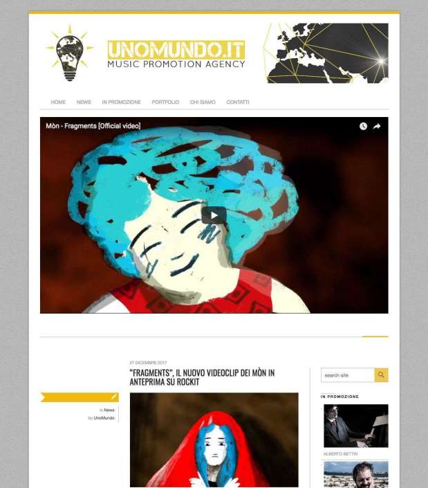 Stefano Castelli - Progetto - UnoMundo - Music promotion agency